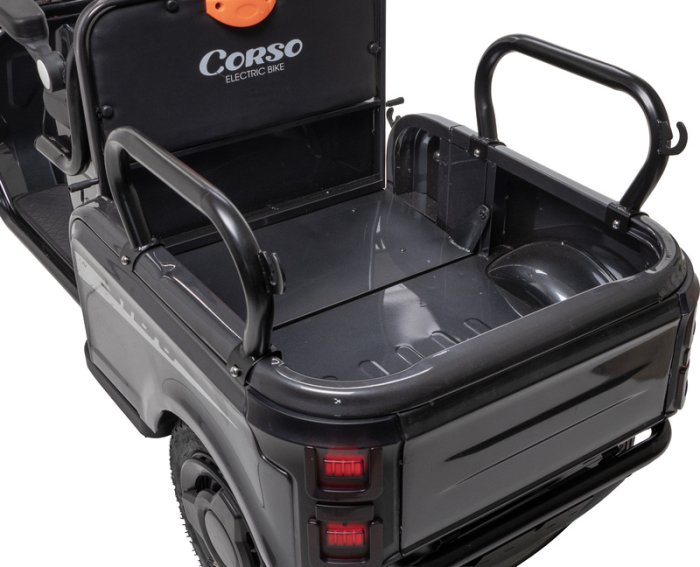 Електротрицикл Corso SIG-8 Pro 1200W 72V/28Ah Кузов для вантажів