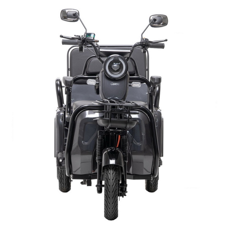Електротрицикл Corso SIG-8 Pro 1200W 72V/28Ah Сірий