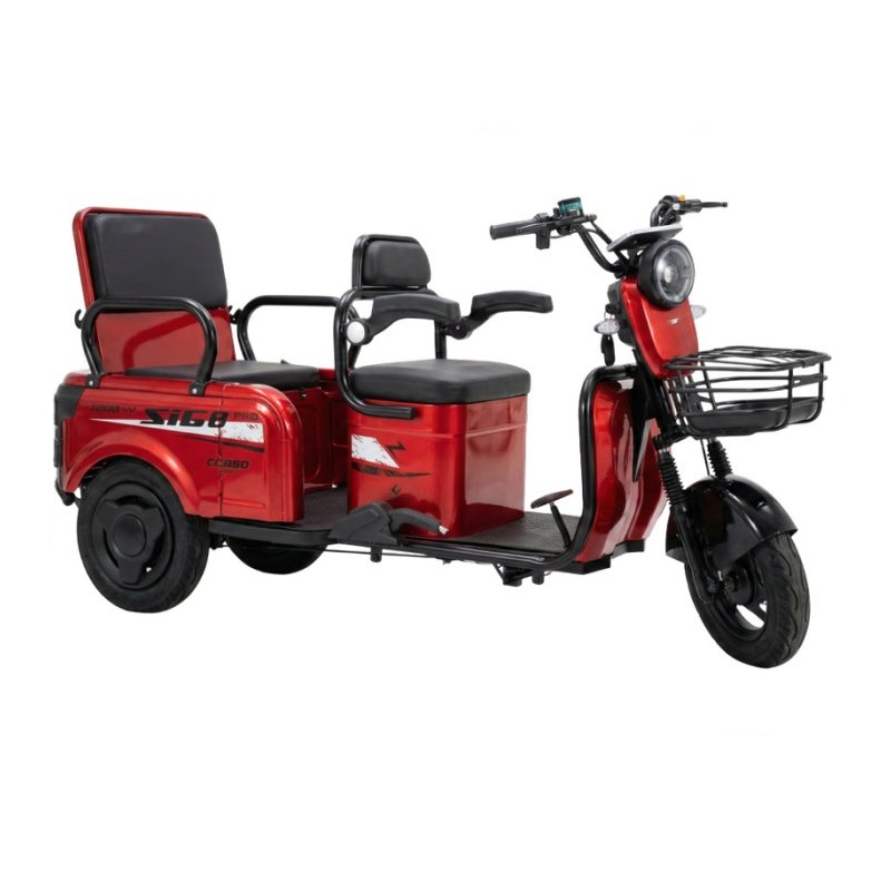 Електротрицикл Corso SIG-8 Pro 1200W 72V/28Ah Червоний
