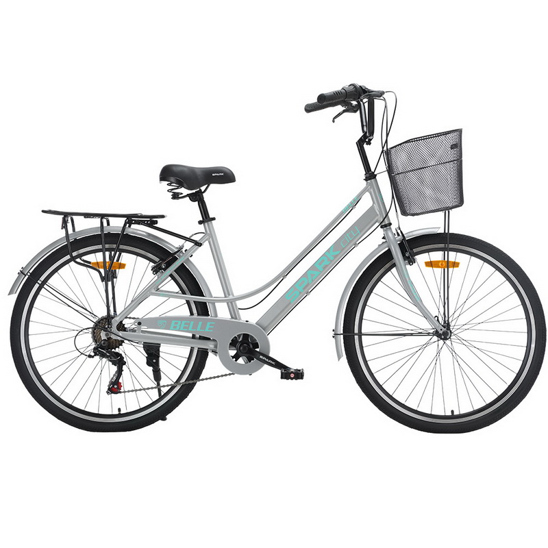 Велосипед SPARK CITY BELLE (колеса – 26″, алюмінієва рама – 17″) Сірий