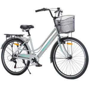 Велосипед SPARK CITY BELLE (колеса – 26″, алюмінієва рама – 17″) світло-сірий