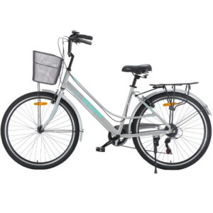 Велосипед SPARK CITY BELLE (колеса – 26″, алюмінієва рама – 17″) Сірий збоку