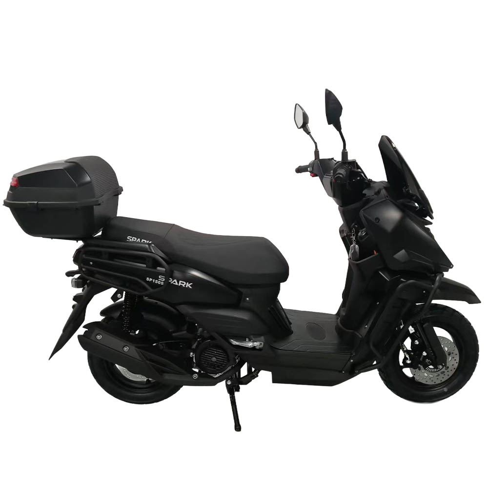 Моторолер Spark SP150S-24 Чорний збоку
