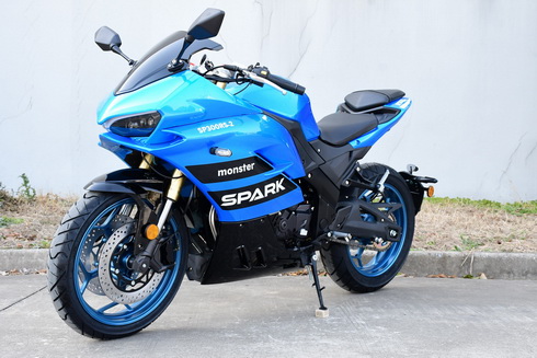 Мотоцикл Spark SP300RS-2 Синій анфас